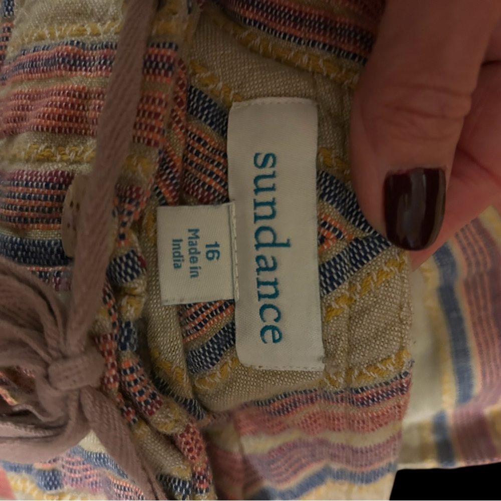 Sundance Multicolor Striped Shorts with Drawstring - Picture 5 of 5